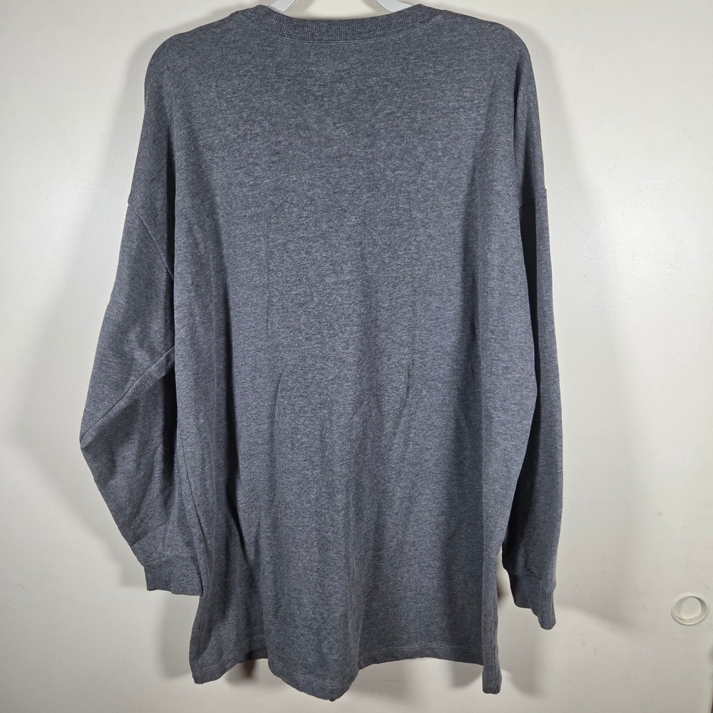 Grayson Threads Boo Crew 31 Sweatshirt Womens Large Gray Halloween Graphic Goth - Picture 7 of 9